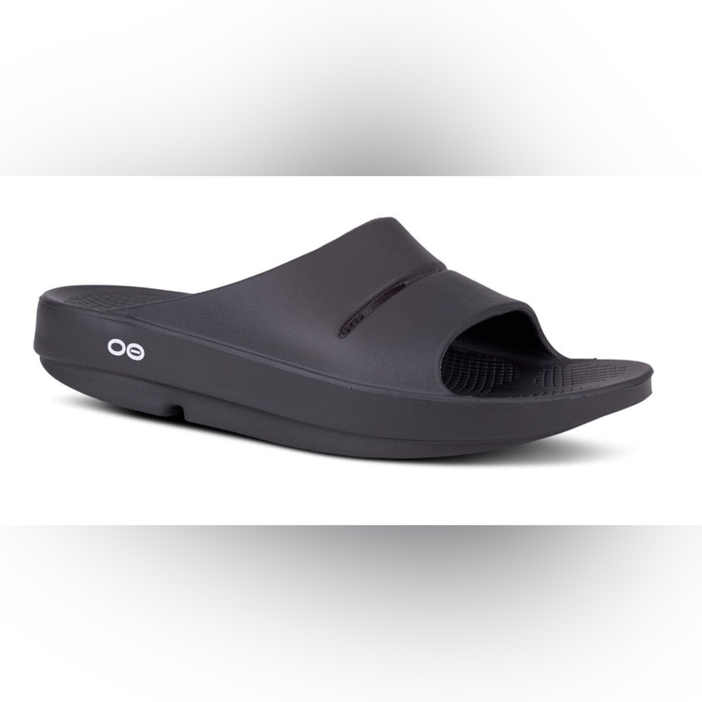 OOFOS MEN'S OOAHH SLIDE SANDAL - BLACK SIZE 12
